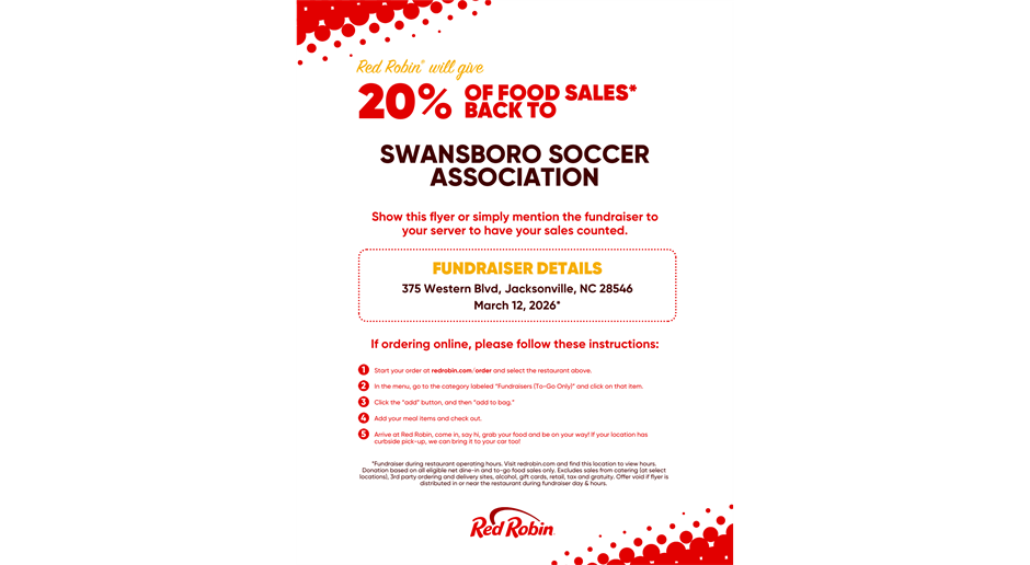 Red Robin Fundraiser